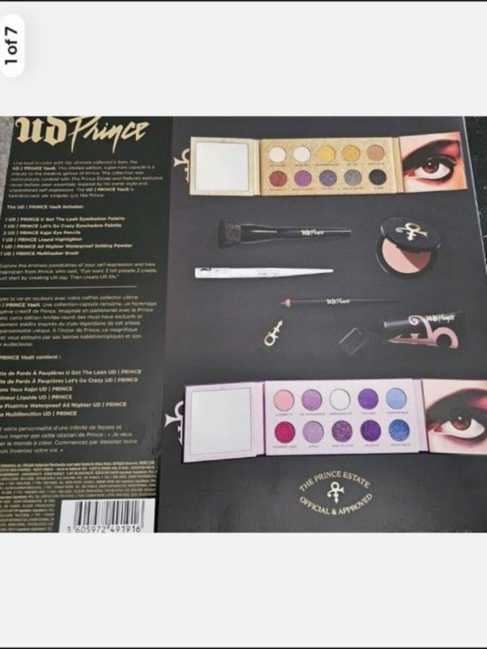 NEW URBAN DECAY X PRINCE FULL COLLECTION PR VAULTLimited Ed. SOLD OUT RARE! NICE